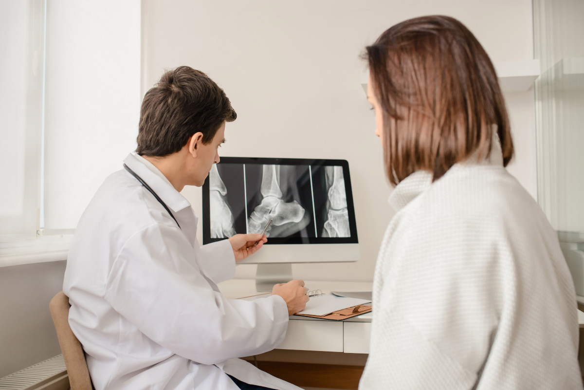 diagnosi di disturbi al piede tramite radiografia